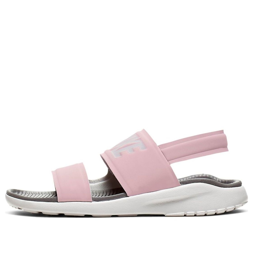 New Nike Women's Tanjun Sandal Alphabet Sports Sandals Pink Size 7 - Picture 2 of 6